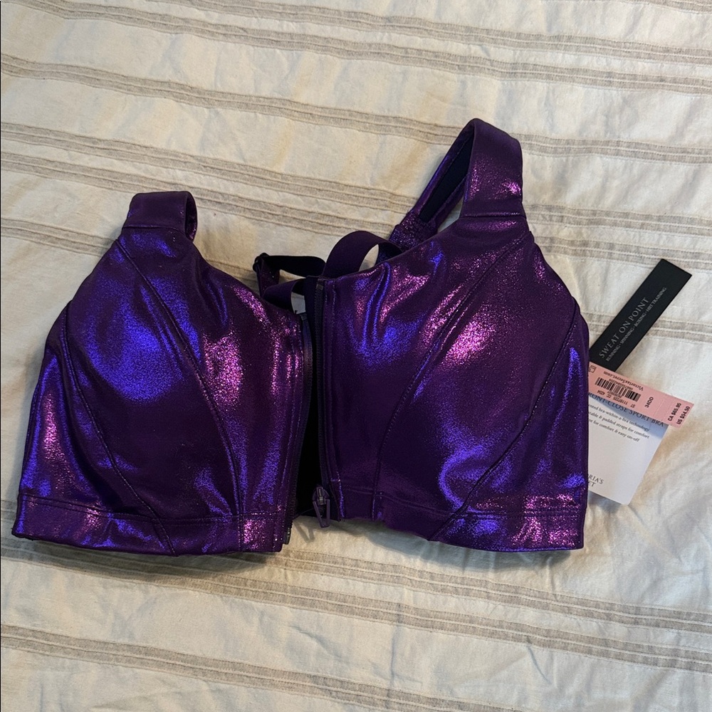 Victoria's Secret Metallic Purple Sport Bra